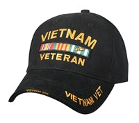 Rothco Black Vietnam Veteran Cap 9321