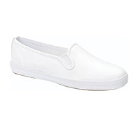 Zig-Zag White Action Leather Slip On Shoes - 7224