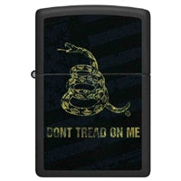 Zippo Dont Tread On Me Lighter Black Matte 73751