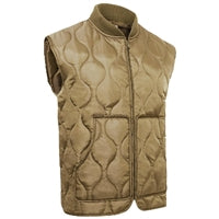 Rothco Coyote Brown Quilted Woobie Vest 20460