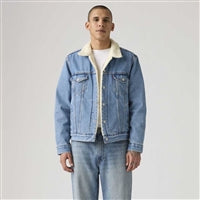 Levis Sherpa Trucker Light Stonewash Jacket 16365-0287