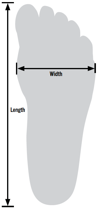 Rothco Footwear Sizechart