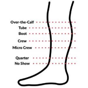 Product size chart or measurement diagram