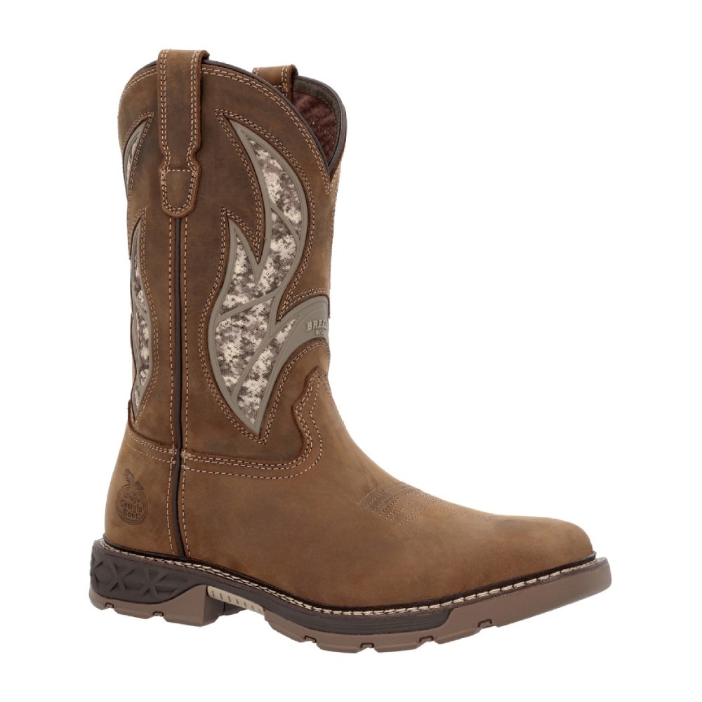 Georgia Carbo-Tec FLX 11 Inch Slip Resistant Pull On Soft Toe Work