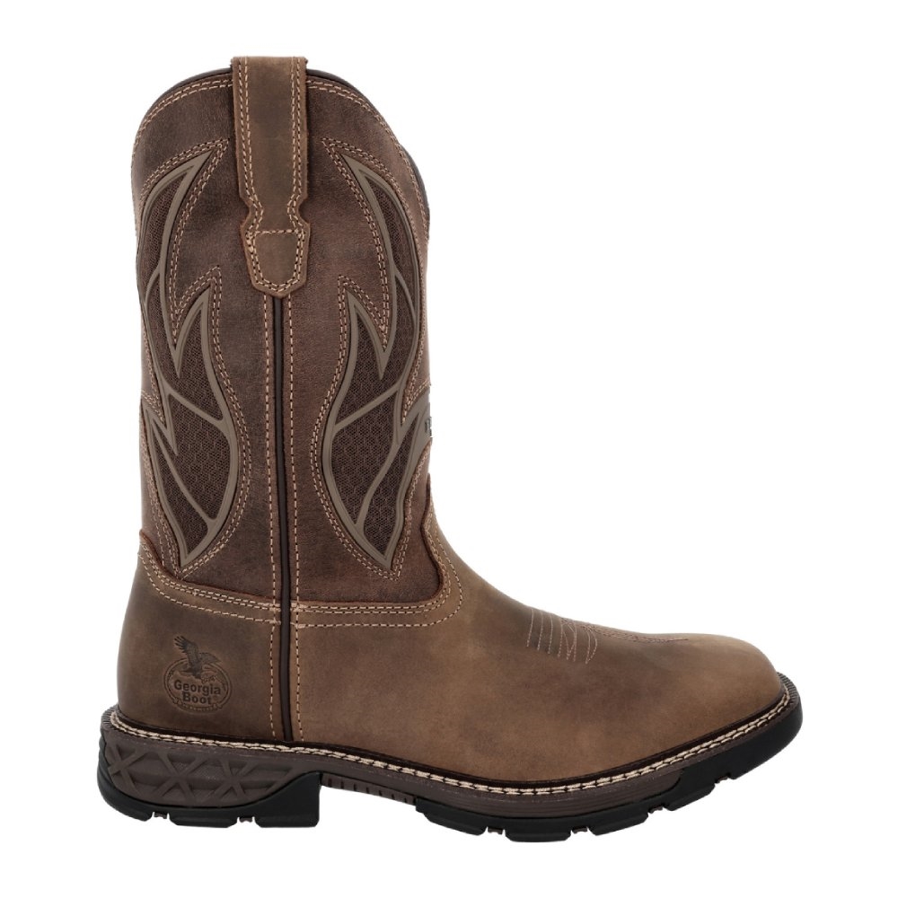 Georgia Carbo-Tec FLX 11 Inch Slip Resistant Pull On Soft Toe Work