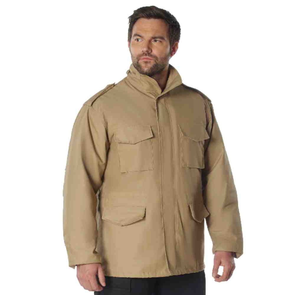 Rothco Black Vintage M-65 Field Jacket - 8608